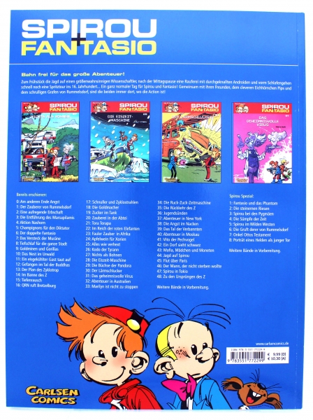 Spirou + Fantasio Comic Album Nr. 29: Die Büchse der Pandora von Carlsen